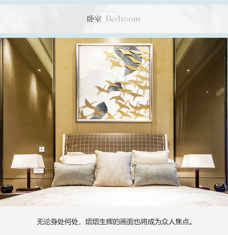 新品輕奢玄關(guān)掛畫 實(shí)物畫 客廳樣板房裝飾畫 方形純手繪油畫 歸去來兮