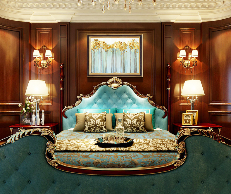 純手繪客廳三聯(lián)裝飾畫沙發(fā)背景墻輕奢植物掛畫  跳舞的星星