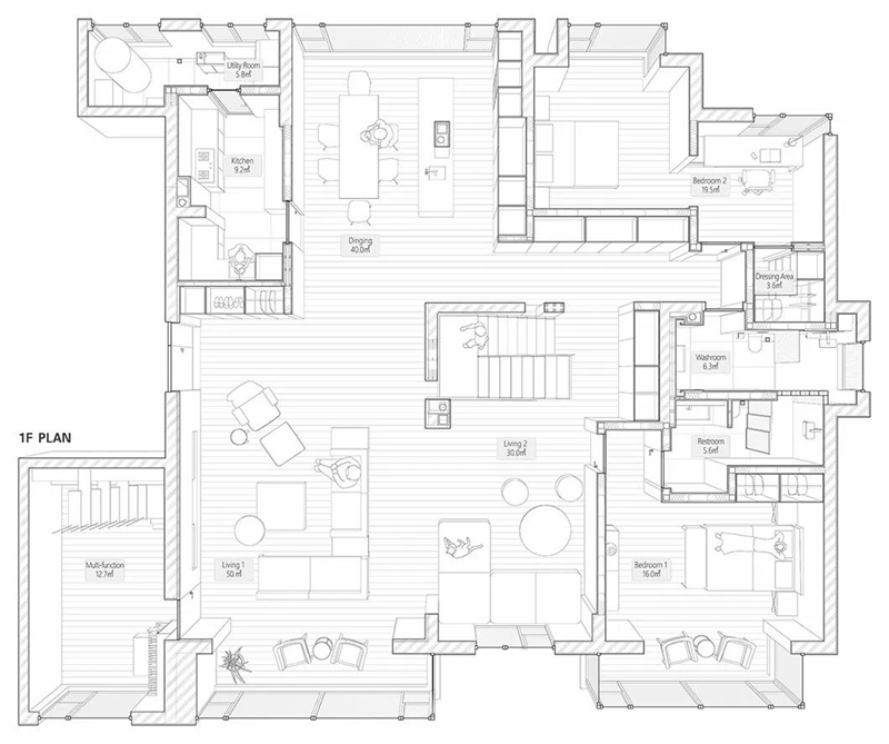 極簡裝修風格,黑白灰裝修