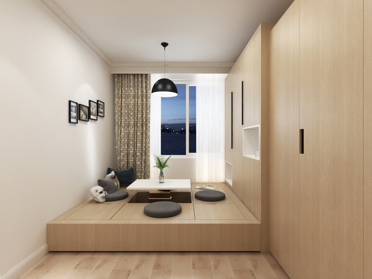 淡遠(yuǎn)裝飾窗邊臥榻