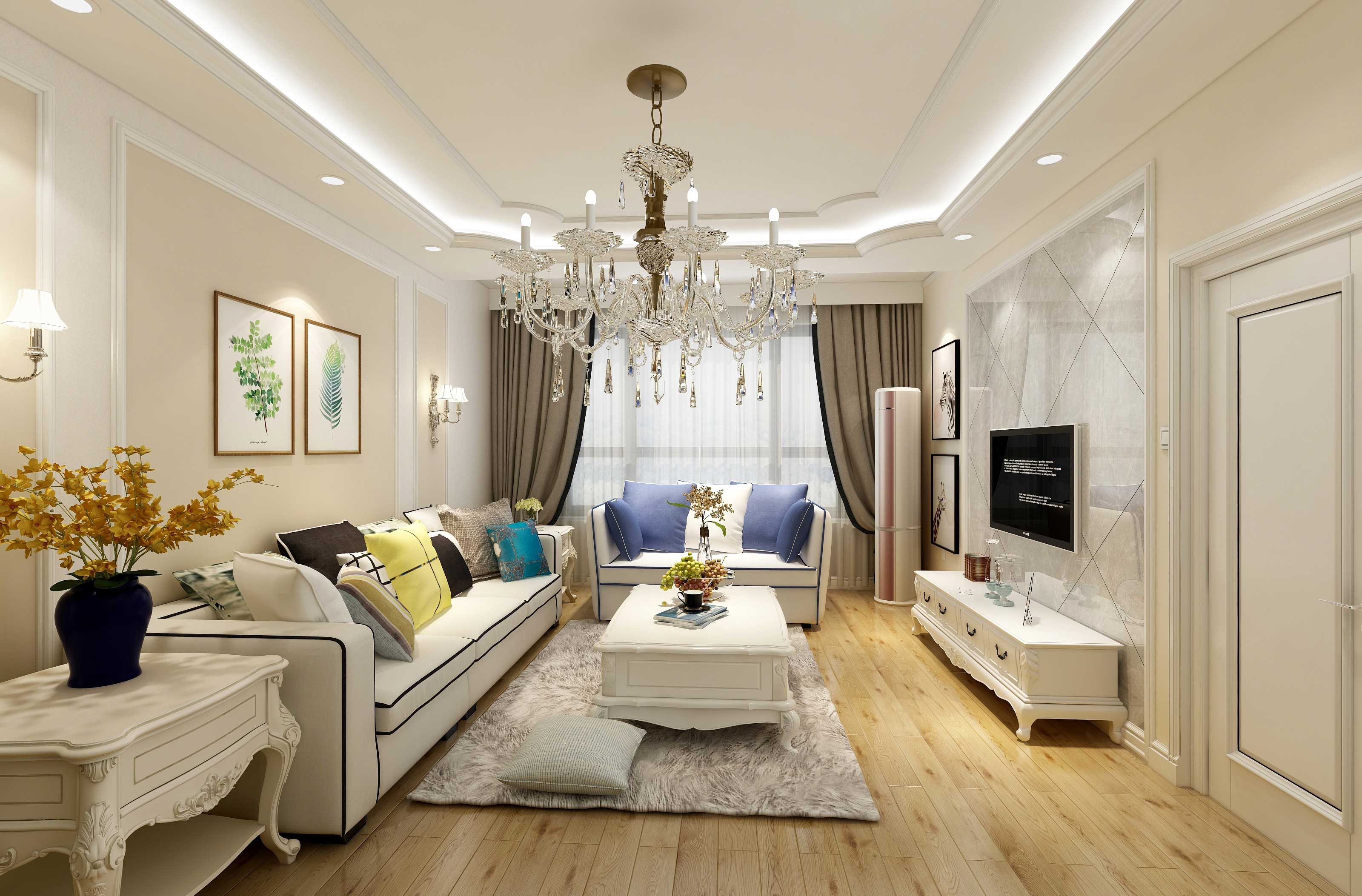 遼陽裝飾公司 簡(jiǎn)歐式別墅裝修效果圖賞析