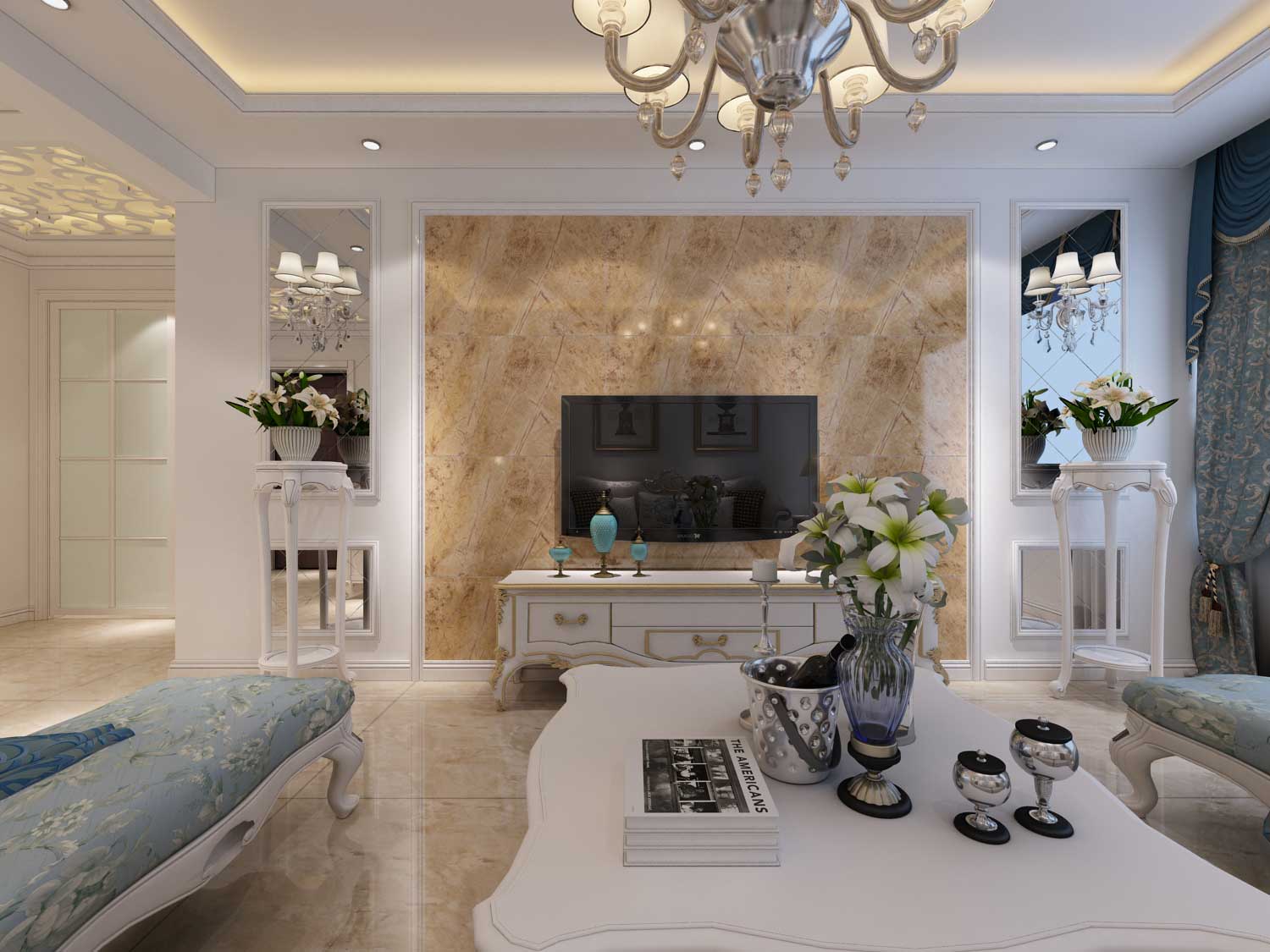 遼陽裝修公司簡(jiǎn)歐風(fēng)格裝修案例欣賞