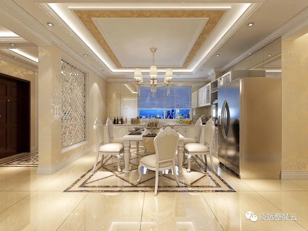 遼陽(yáng)92平米的簡(jiǎn)歐裝修風(fēng)格案例賞析