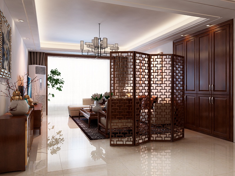 遼陽中式現(xiàn)代風裝修效果
